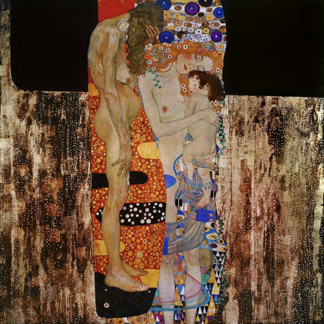 Gustav Klimt: De drie levensfasen van de vrouw (1905) Gustav Klimt: De drie levensfasen van de vrouw (1905)